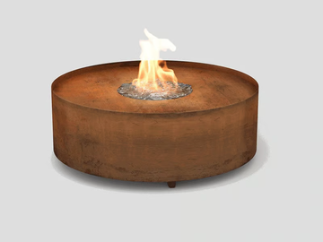 GALIO FIRE PIT CORTEN - Gas outdoor freestanding fireplace by Planika - view 2