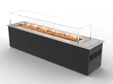 CABO BURNER - Outdoor freestanding bioethanol Glass and Stainless Steel fireplace by Planika - view 2