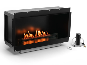 NEO - Bioethanol steel fireplace by Planika - view 2
