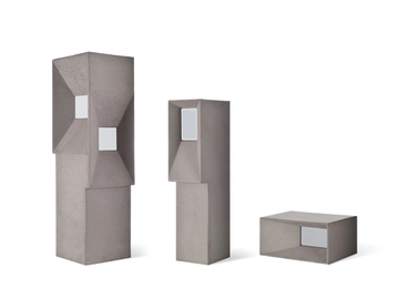 BLOCK - LED cement bollard light by Platek - view 2
