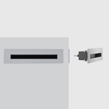 FRAME - LED wall-mounted aluminium steplight by Platek - view 3