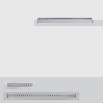TETRA 900 - LED adjustable aluminium wall washer by Platek - view 3