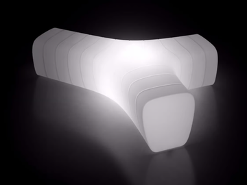 JETLAG LIGHT - Modular bench with light by Plust - view 2