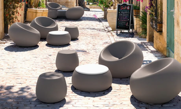 BOOM - Low polyethylene stool by Plust - view 3