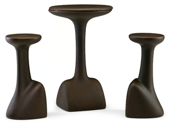 ARMILLARIA - High polyethylene stool by Plust - view 2