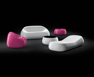 GUMBALL - 2 seater polyethylene garden sofa by Plust - view 3