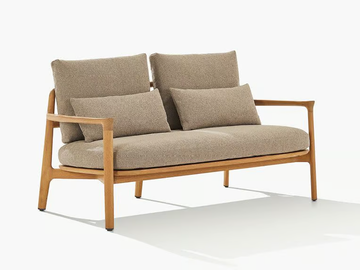 MAGNOLIA - 2 seater fabric garden sofa by Poliform - view 2