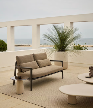 MAGNOLIA - 2 seater fabric garden sofa by Poliform - view 3