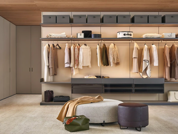 UBIK - Sectional walk-in wardrobe by Poliform - view 2