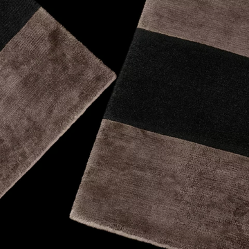 STRIPES - Striped rectangular handmade rug by Poliform - view 3