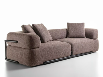 KLEM - Modular sofa with removable cover by Porada - view 2