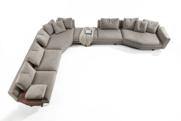 ABACUS - Corner sectional fabric sofa by Porada - view 3