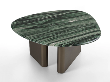 CALLISTO - Low oval marble coffee table by Porada - view 3