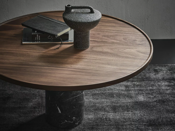 EKERO XL ROUND 80 - Round coffee table by Porada - view 3