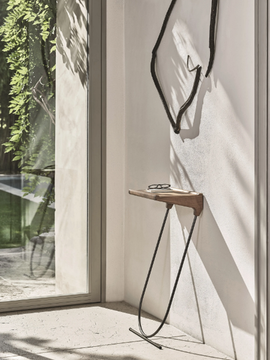 MAORI - Rectangular solid wood console table by Porada - view 3