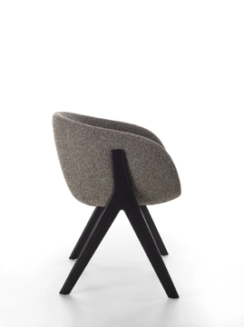 LAMBDA - Upholstered chair by Porada - view 3
