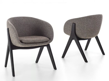 LAMBDA - Upholstered chair by Porada - view 2