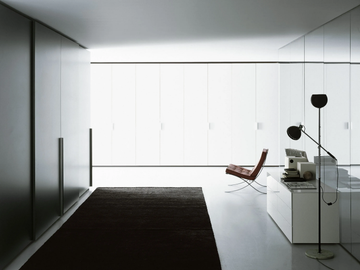 STORAGE SLIDING - Sectional wardrobe with sliding doors custom by Porro - view 3