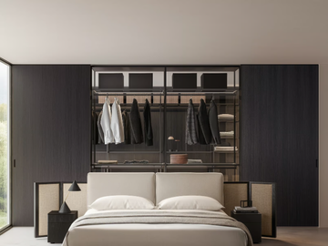 GLIDE KYOTO - Sliding wooden movable wall by Porro - view 2