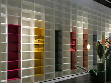 SYSTEM - Sectional bookcase by Porro - view 2