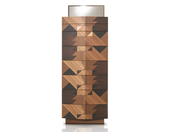 MAGGIO - Wooden chest of drawers by Porro - view 2