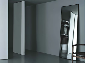 REFLECTION - Freestanding rectangular mirror by Porro - view 2