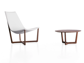 SHAHAN - Round wooden coffee table by Porro - view 3