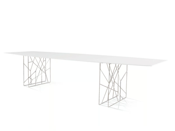 SYNAPSIS - Design steel table by Porro - view 2