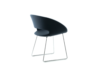 CONCH - Swivel sled base chair by Porro - view 3