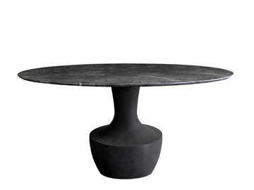 ANFORA 879/T - Round table with marble top and quartz base by Potocco - view 2