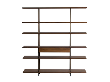 ARIAL 870/ML - Open freestanding wooden shelving unit by Potocco - view 2