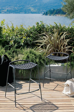 EGAO 037/A - Stool with footrest by Potocco - view 3
