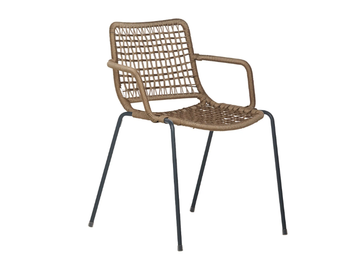 EGAO 037/PBR - Steel garden easy chair with armrests by Potocco - view 2