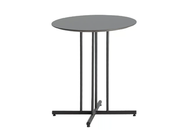 GRAPHIC 955/TBC-40-OUT / 60-OUT - Round low HPL and metal garden side table by Potocco - view 3