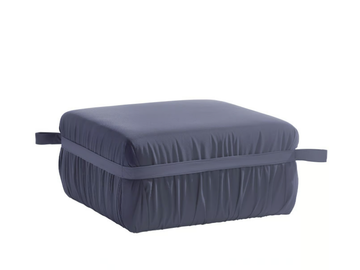 HERM 925/O80-OUT - Square fabric garden pouf by Potocco - view 2