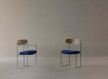 KEEL 922/P - Sled base fabric and metal easy chair with removable cover by Potocco - view 3