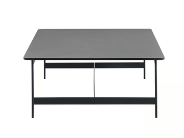 LITTLE T 878/TR-OUT - Rectangular low metal garden side table with porcelain stoneware top by Potocco - view 2