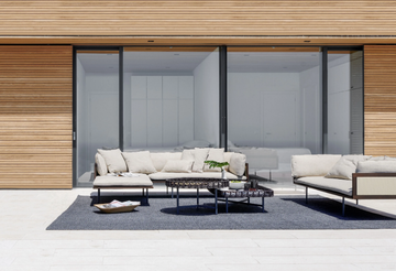 LOOM 880/DR-OUT / 880/DR-200-OUT - 3 seater fabric garden sofa by Potocco - view 3