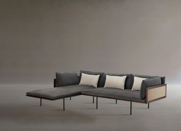 LOOM 880/DRL-OUT / 880/DRM-OUT - Sectional fabric garden sofa with chaise longue by Potocco - view 3