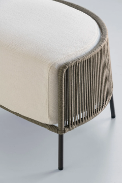 OLA 923/O - Fabric and rope garden pouf by Potocco - view 3