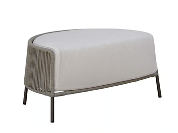 OLA 923/O - Fabric and rope garden pouf by Potocco - view 2