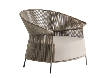 OLA 923/PL - Rope garden armchair with armrests by Potocco - view 2