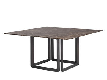 OPUS 893/TQ - Square marble table by Potocco - view 2