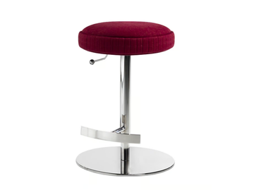 PLISSÉ 929/S-GAS - Swivel fabric stool with gas lift by Potocco - view 2