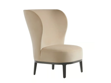 SPRING 841/P - Wing fabric armchair high-back by Potocco - view 2