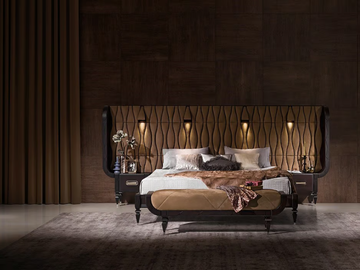 GRAN DUCA - Bed with storage headboard by Prestige - view 2
