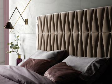 GRAN DUCA - Bed with upholstered headboard by Prestige - view 3