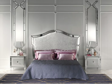 GRAN DUCA GLOW - Bed with upholstered headboard by Prestige - view 2