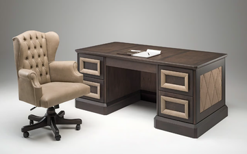 GRAN DUCA - Rectangular maple writing desk by Prestige - view 3
