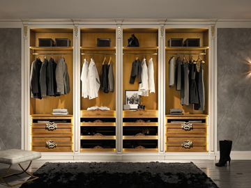 MILANO - Classic style walk-in wardrobe by Prestige - view 2